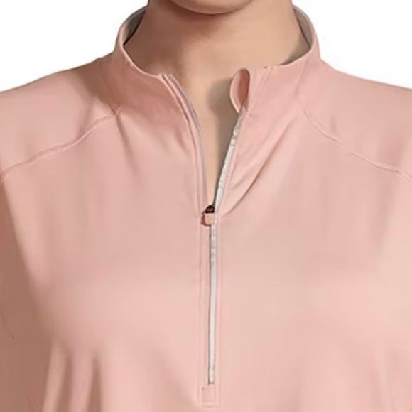Xersion Women’s Plus Size Light Pink Long Sleeve Quarter-Zip Size 1X - Picture 4 of 10
